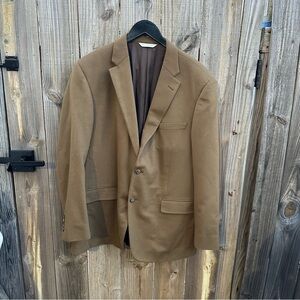 Samuelsohn Gable Brown CASHMERE Sport Coat Jacket 46 R